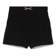 Elisabetta Franchi Nero Short Stiliga Modetkläder Black, Dam