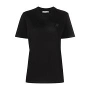 Golden Goose Logo Print Cotton T-shirt Black, Dam