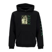 Iuter Svart World Hoodie Långärmad Sweatshirt Black, Herr