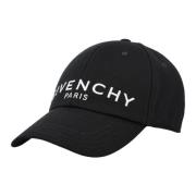 Givenchy Svart Logo Baseballkeps Aw24 Black, Herr