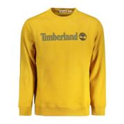 Timberland Gul långärmad tröja med tryck Yellow, Herr