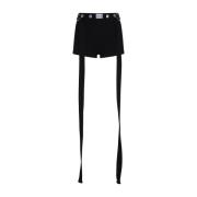 Jean Paul Gaultier Svart Shorty Overall Clip och Black, Dam