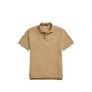 Polo Ralph Lauren Kortärmad Custom Fit Polo Brown, Herr