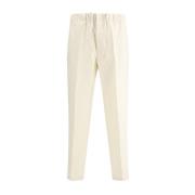 Jil Sander Stiliga bomullsbyxor med flera fickor Beige, Herr