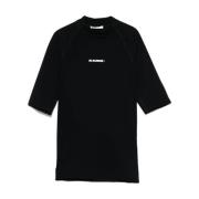 Jil Sander Herr T-shirts & Polos i Svart Black, Herr