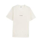 C.p. Company Vita T-shirts och Polos White, Herr