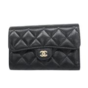 Chanel Vintage Pre-owned Laeder plnbcker Black, Dam