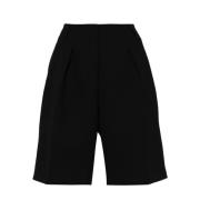 Jacquemus Svart Ovalo Bermuda Shorts Black, Dam