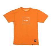 HUF Logo Herr T-shirt Rost Orange Orange, Herr