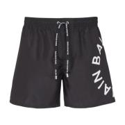 Balmain Shorts för bad Black, Herr