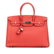 Hermès Vintage Pre-owned Laeder handvskor Red, Dam