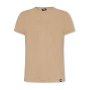 Dsquared2 Bomull T-shirt Beige, Herr