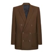 Balmain Coats Brown, Herr