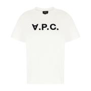 A.p.c. Casual Bomull T-shirt för Män White, Dam