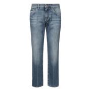 Dolce & Gabbana Stiliga Jeansbyxor Blue, Herr