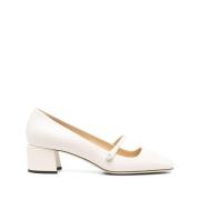 Jimmy Choo Vita klack sandaler White, Dam