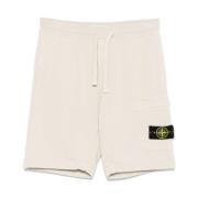 Stone Island Beige Bermuda Shorts för Män Beige, Herr