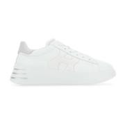 Hogan Vita Nappa Läder Rebel Sneakers White, Dam