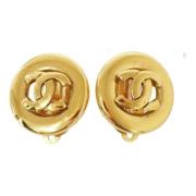 Chanel Vintage Pre-owned Guld chanel-smycken Yellow, Dam