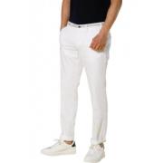 Mason's Vit Jersey Chino Jogger Byxor Torino Golf White, Herr