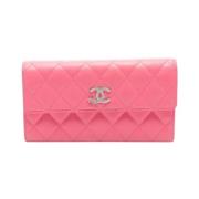 Chanel Vintage Pre-owned Laeder plnbcker Pink, Dam