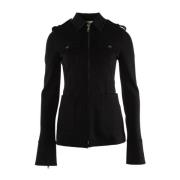 Sportmax Svart ullblandad jacka Zarina Black, Dam