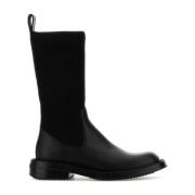 Alexander Wang Stiliga svarta läder ankelboots Black, Dam