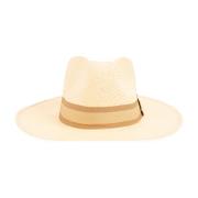 Melissa Odabash Hatt med dekorativt band Beige, Dam