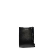 Jil Sander Svart Crossbody Väska - Modern Kvinnas Nödvändighet Black, ...