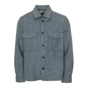 Drykorn Klassisk Overshirt Gunray Blue, Herr