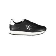 Calvin Klein Svarta sneakers med snörning och kontrastdetaljer Black, ...