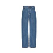 Valentino Baggy Denim Byxor Blue, Herr