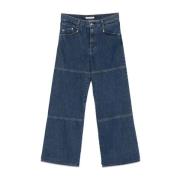 Sunflower Blå Flare Work Jeans Blue, Herr