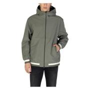 Replay Hooded Full-Zip Jacket Green, Herr