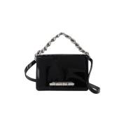 Alexander McQueen Laeder handvskor Black, Dam