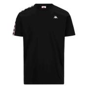 Kappa Coen Slim 222 Banda T-shirt Black, Herr