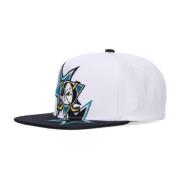 Mitchell & Ness Anaheim Ducks Vintage Flat Skärm Keps White, Unisex