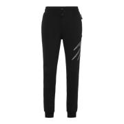 Plein Sport Joggingbyxor i bomull svart Black, Herr