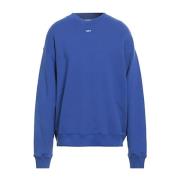 Off White Stilren Stickad Topp Blue, Herr