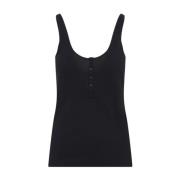 Tom Ford Svart Tank Top Lb999 Black, Dam