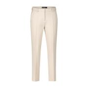 Cambio Modern 7/8 Ben Byxor Beige, Dam