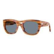 Persol Stiliga solglasögon i brun nyans Brown, Unisex