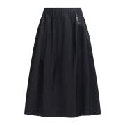 Marni Svart A-Linje Kjol Black, Dam