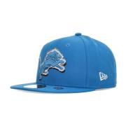 New Era NFL Draft Detroit Lions Platt Skärm Mössa Blue, Unisex