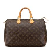 Louis Vuitton Vintage Pre-owned Canvas louis-vuitton-vskor Brown, Dam