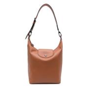 Longchamp Xtra Cognac Hopfällbar Väska Brown, Dam