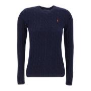 Polo Ralph Lauren Blå Tröja med Stil Blue, Dam