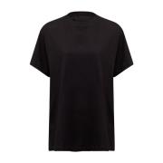 MM6 Maison Margiela Svart bomulls-T-shirt Black, Dam