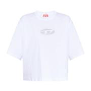 Diesel T-Rowy-Od T-shirt White, Dam