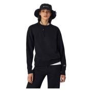 Champion Crewneck Hoodie Black, Dam